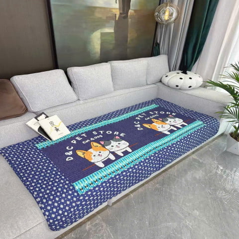 Thảm trải cho bé đi học kích thước 90x150cm - thảm trải sàn - thảm sofa - phong cách Quilt