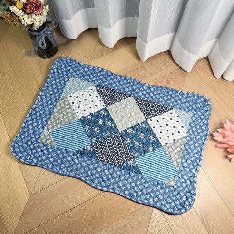 Thảm chùi chân, chất liệu cotton thấm hút kt 40x60cm